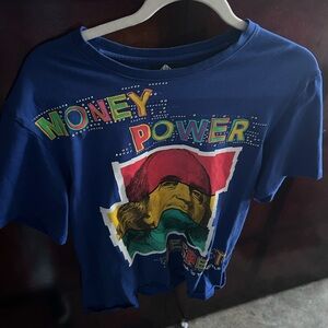 Men's CREATE 2MRW Money Power Respect Black Tee Size large